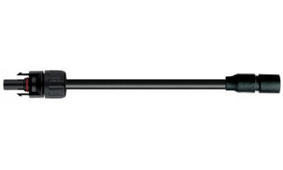 Solar adapter cable MC4 male to MC3 female, length 15 cm