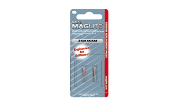 Blister de 2 ampoules MAG-Lite pour torche mini R6
