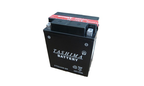 Batterie moto YTX14AH-BS 12V / 12Ah  haute performance AGM 