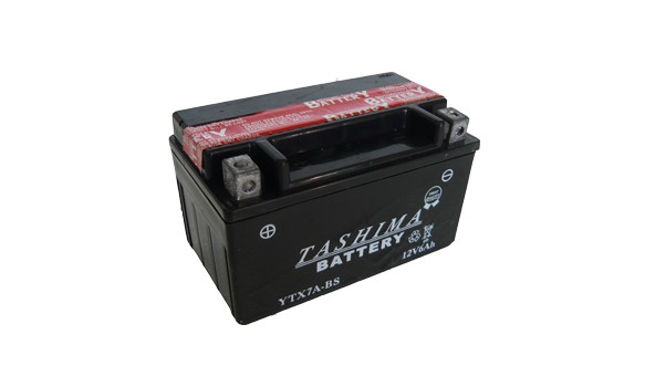 Batterie moto YTX7A-BS / YTX7A-4 12V / 6Ah étanche AGM