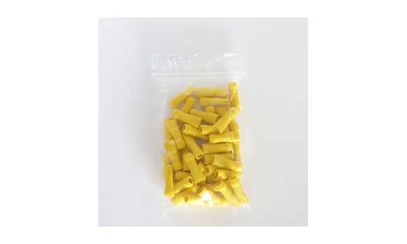 Sachet de 50 cosses faston plate isolée 6.3mm