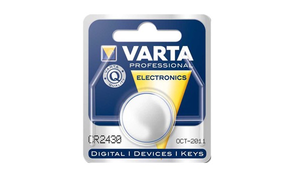 Pile bouton Lithium CR2430 VARTA