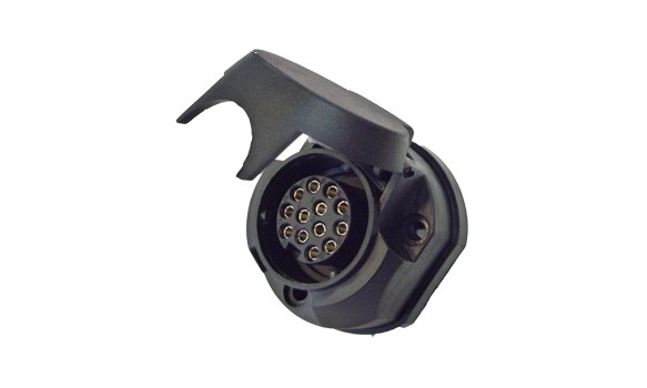 Socle remorque 12V à 13 bornes en plastique