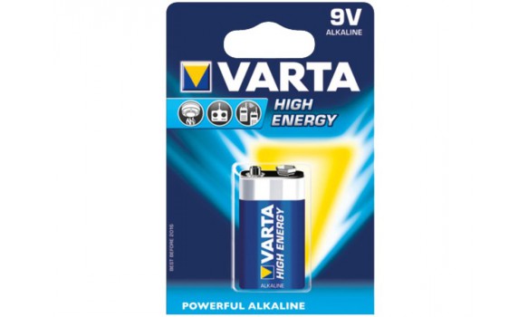 Pile 6LR61 / 9V VARTA HIGH ENERGY