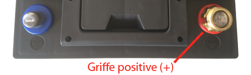 position griffe positive (plus)