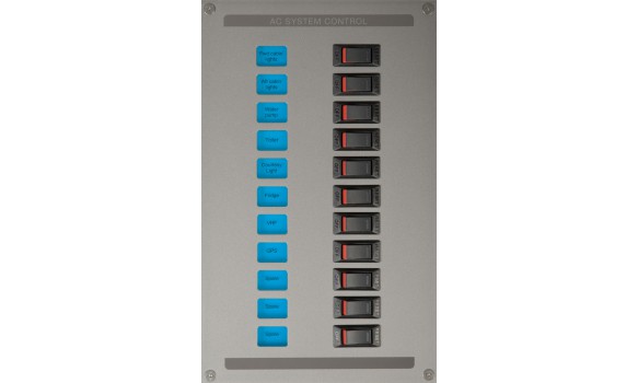 ESP AC Distribution Panel (1x 20A, 1x 16A, 1x 10A, 1x 5A)
