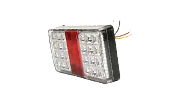 Feu remorque à LED transparant 12 et 24V