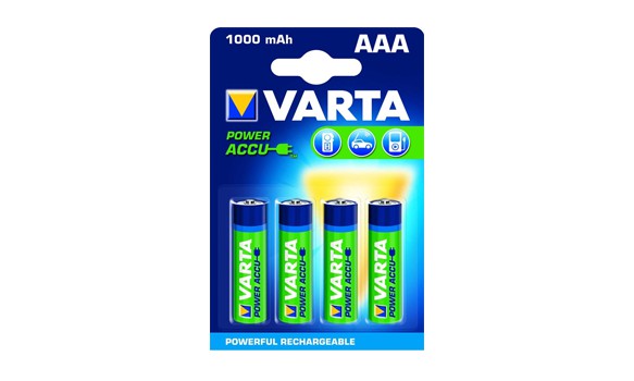 Pile rechargeable Power Accu VARTA LR03 AAA 1.2V 1000mAH 