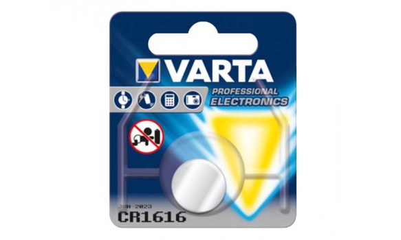 Pile bouton Lithium CR1616 VARTA