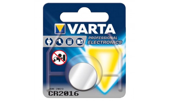 Pile bouton Lithium CR2016 VARTA