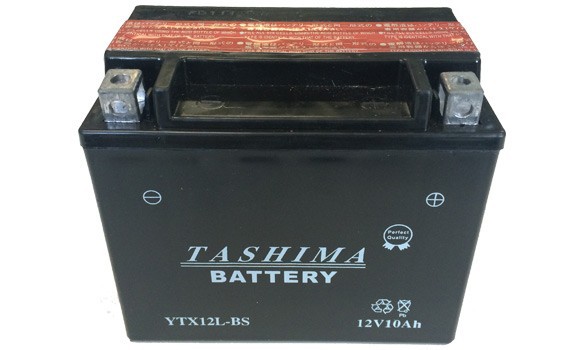 Batterie moto  YTX12L-BS  12V / 10Ah étanche AGM